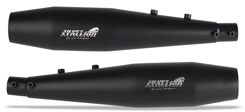 Silver Stallion Performance Exhaust for Royal Enfield Interceptor 650 & Continental GT 650 | +2 BHP Power Boost | Available in Silver, Black Matte & Brushed