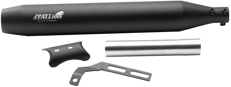 BSA Gold Star 650 Ranger Performance Exhaust | Silver Stallion | +2 BHP Boost | Silver / Black Matte / Brushed
