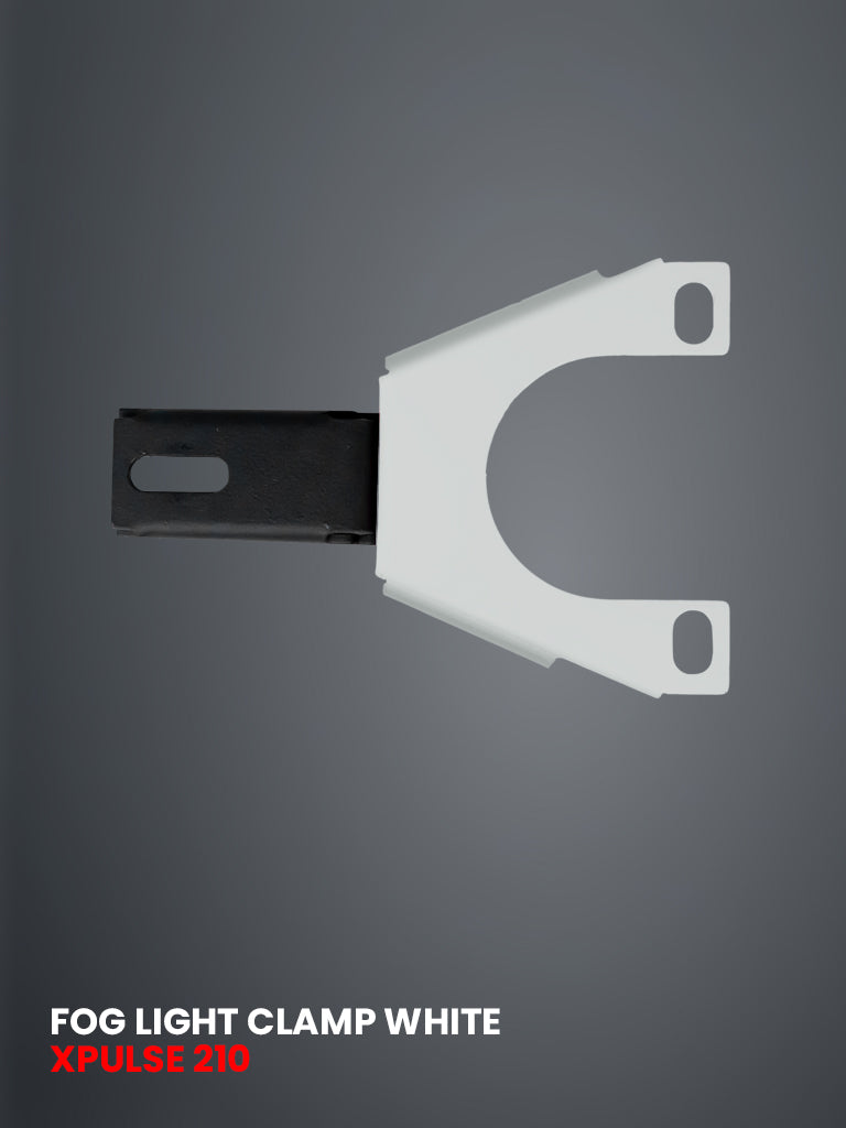 FRONT FORK FOG LIGHT CLAMP WHITE FOR XPULSE 210 / SB 1049-WHITE