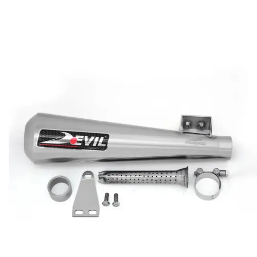 Devil Evolution Slip-On Exhaust for Royal Enfield Classic 350 | Stainless Steel Performance Silencer India
