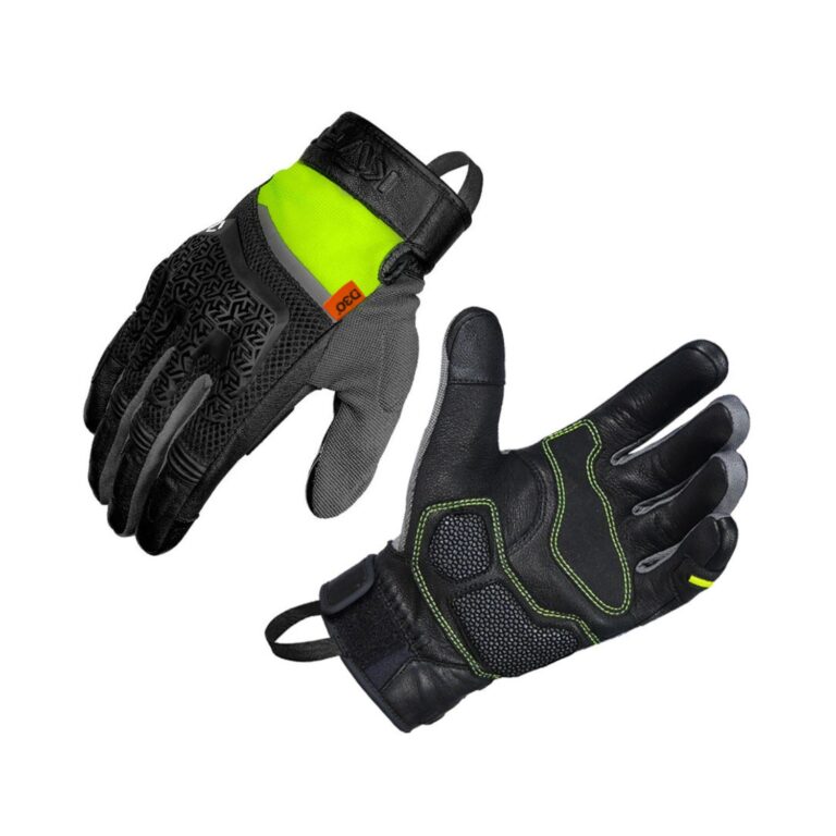 Korda Adventure D3O Riding Gloves – Fluorescent Yellow