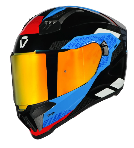 Korda Evo Chief Full Face Helmet – Gloss Black/Blue