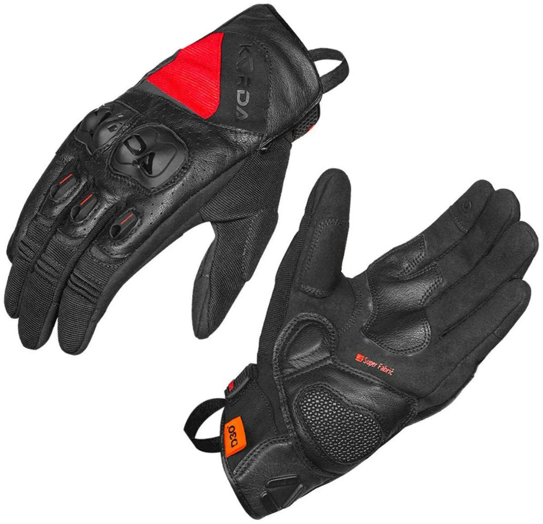 Korda Hybrid Riding Gloves – Red