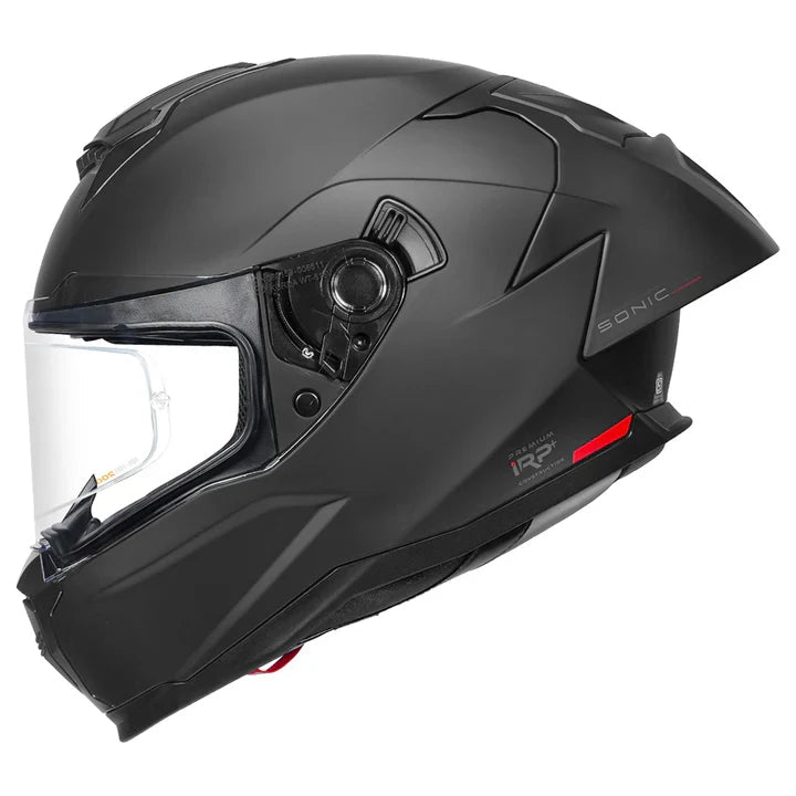 Korda Sonic GP Solid Full Face Helmet – Matt Black
