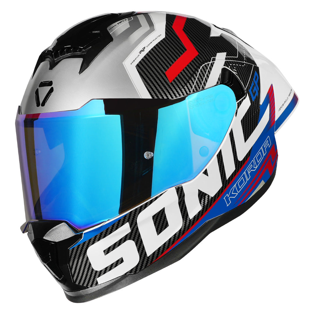 Korda Sonic GP Spi-D Full Face Helmet – Blue