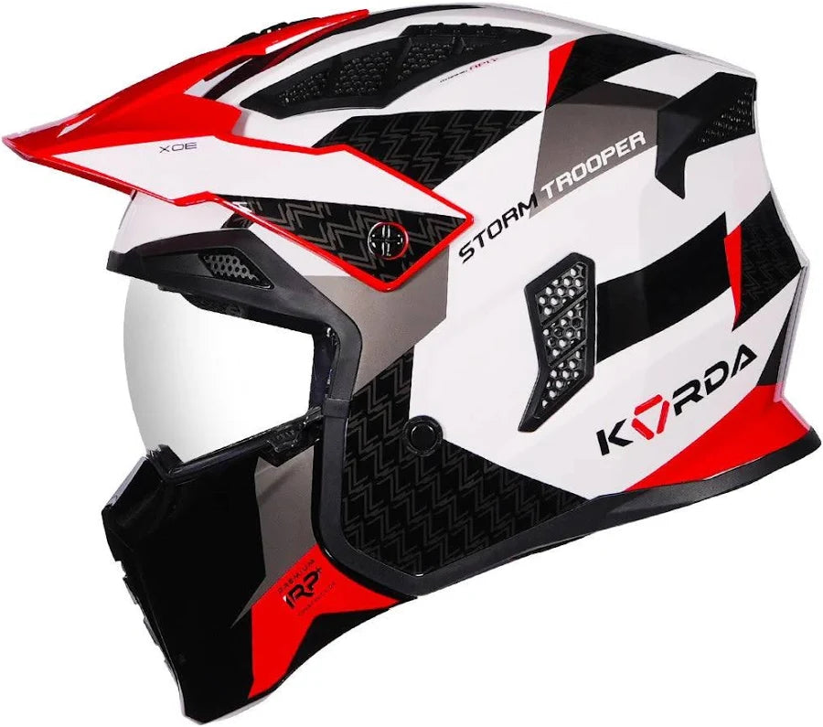 Korda Stormtrooper XOE Helmet – Gloss White/Red