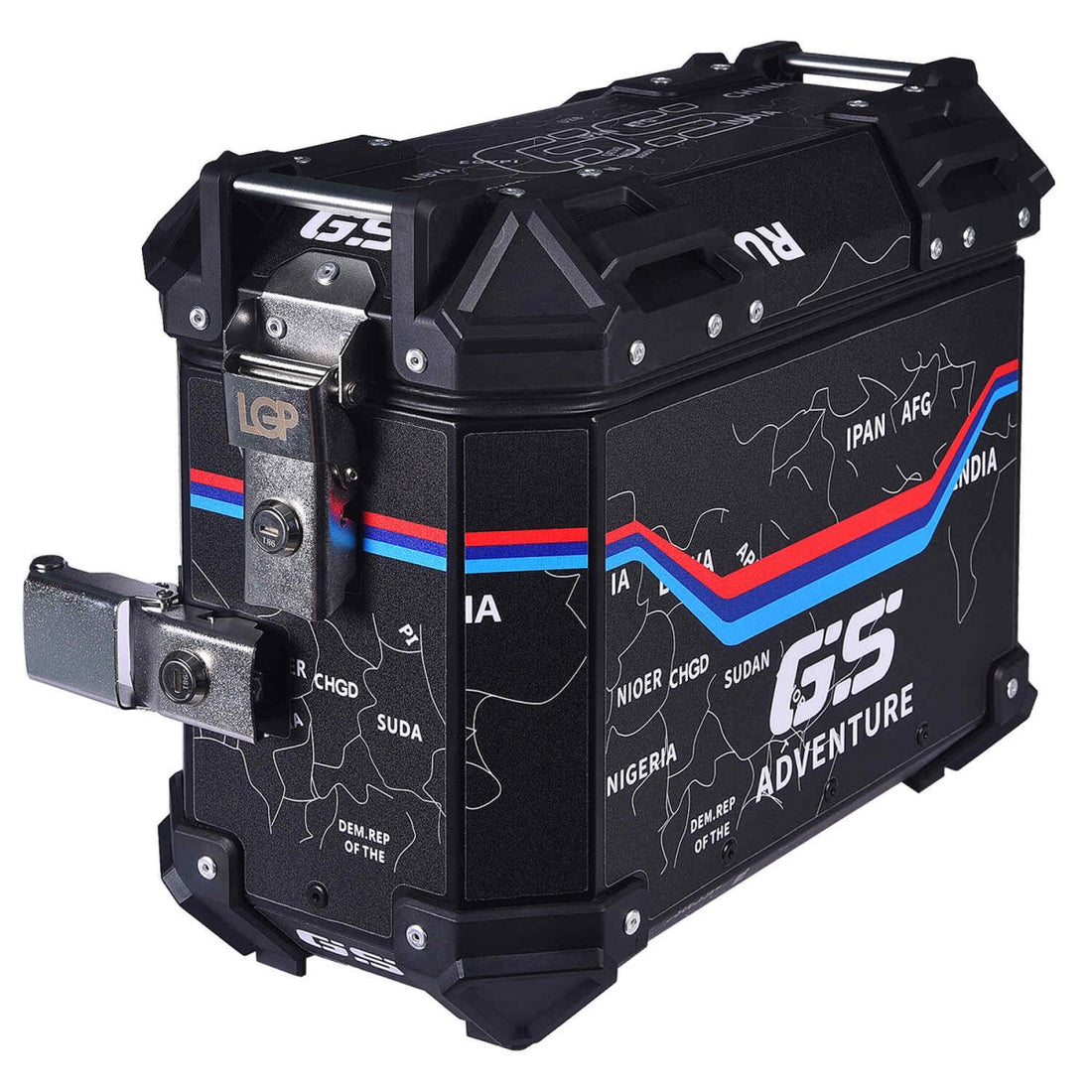 LGP PANNIER BOX 25L BLACK MAP LINE