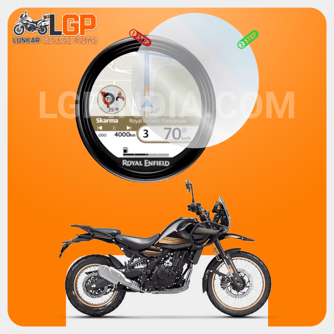 LGP SCREEN GUARD DISPLAY PROTECTOR ROYAL ENFIELD