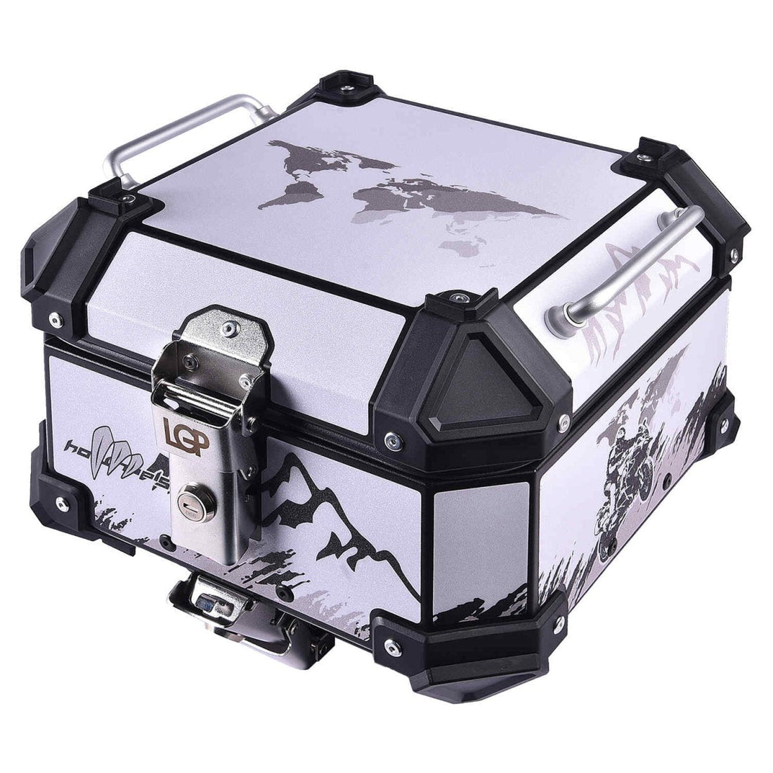 LGP TOP BOX 18L WHITE GRAPHICS