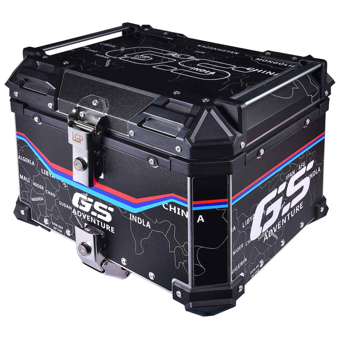 LGP TOP BOX 45L MAP LINE WITH BACKREST