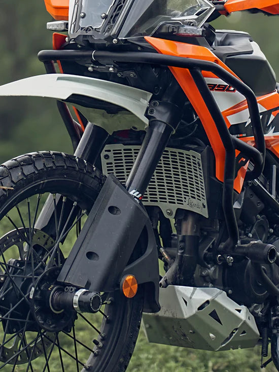 KTM Adventure 390 (2025 Model)/ 250 ADV/390 Adv R/390 Adv X+/390 Adv S 2025 Vector Radiator Grill Silver – Legundary Customs