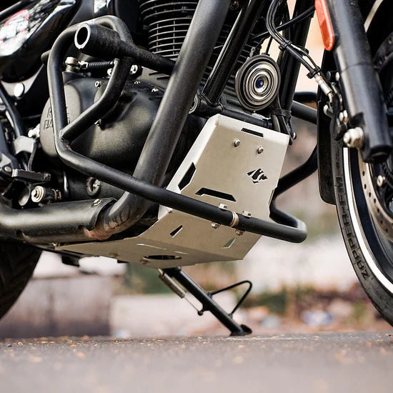 RE Hunter 350 Vambrace Bash Plate Silver – Legundary Customs