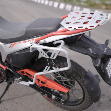 Saddle Stay With Silver/black Plate For Xpulse 210 - Motocare