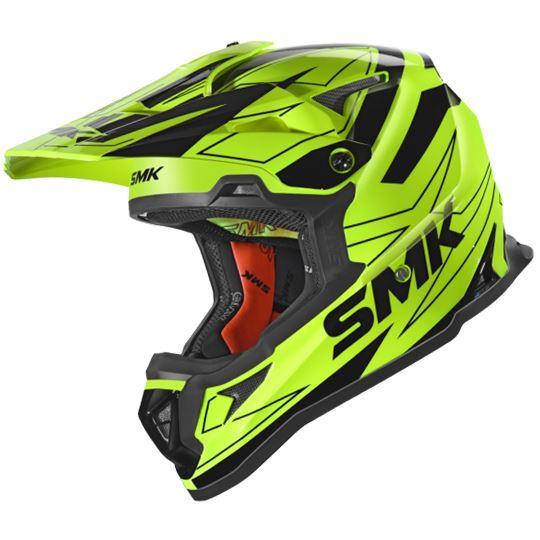 SMK Allterra Slope Off Road Neon Helmet For Bikers – GL420