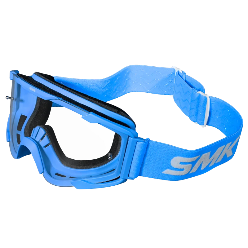 SMK MX Terrain Off-road Motorcycle Goggles – Blue