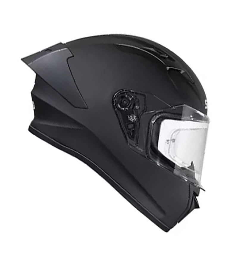 SMK Stellar Matt Black - (MA200) Full Face Helmet
