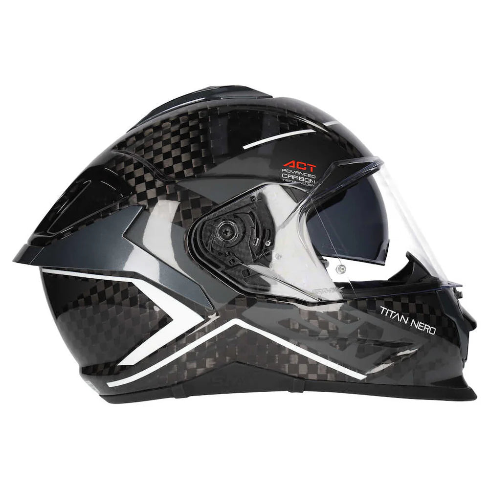 SMK Titan Carbon – Nero Carbon Black – (GL261) Helmet