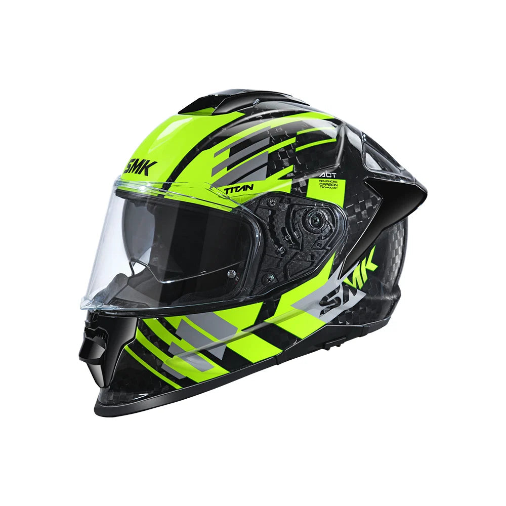 SMK Titan Carbon T-race GL246 Full Face Helmet