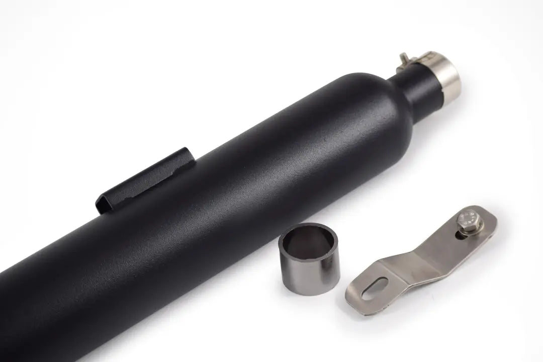Powerage Slip-On Exhaust for Royal Enfield 350 / 500 – Black Short Type Performance Exhaust