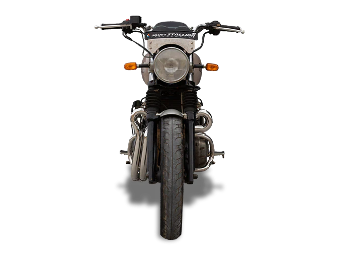 Royal Enfield Interceptor 650 / GT 650 / Bear 650 Redline 2x1 Full System Exhaust | Silver Stallion Performance | Silver / Black Matte / Brushed