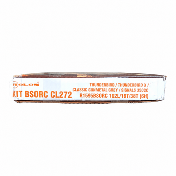 Rolon BSORC CL272 Brass Plated Chain Sprocket Kit for Royal Enfield Thunderbird, Thunderbird X & Classic 350 Signals