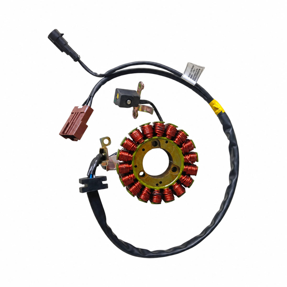 Jawa Yezdi Stator Assembly - T1502AVG0060N, Brown 2-Pin and 3-Pin Connectors