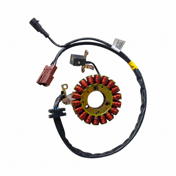 Jawa Yezdi Stator Assembly - T1502AVG0060N, Brown 2-Pin and 3-Pin Connectors