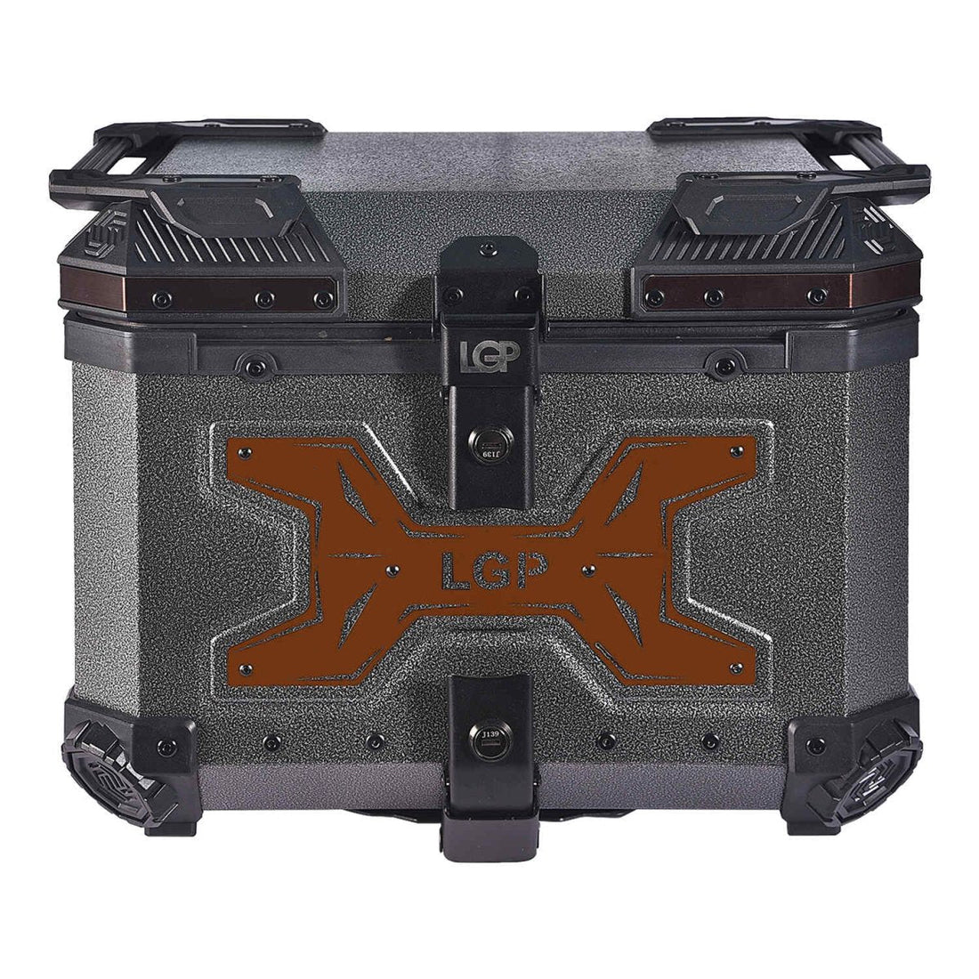 TOP BOX 45L GRAY WRINKLES COPPER W/REST