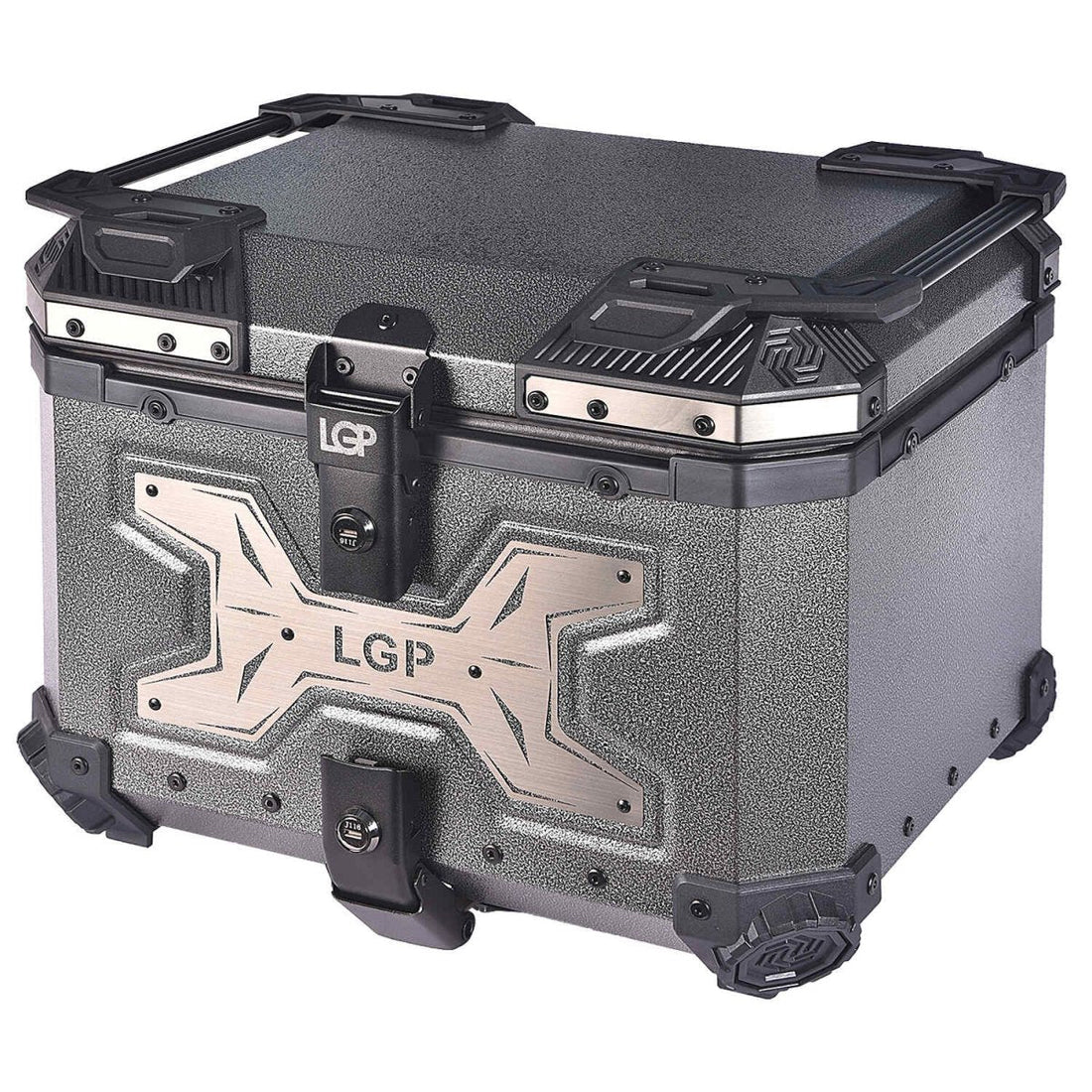 TOP BOX 45L GRAY WRINKLES GRAY W/REST