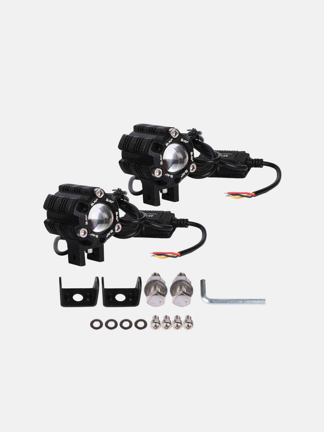 Hjg 1 Pair Ring Yellow White-Fog Light-Premium 2.0