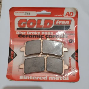 Suzuki hayabusa gen 2 front disc pad gold fren