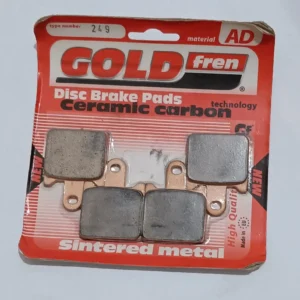Gold fren Front Brake Pads for Kawasaki Ninja Zx 14r Abs 2013 to 2016