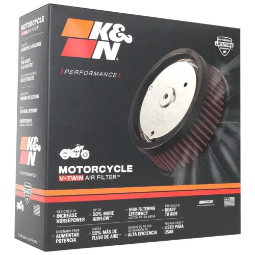 K&N Air Filter for HARLEY-DAVIDSON V-ROD MUSCLE, NIGHT TOD SPECIAL, (2007-2015) (HD-1102) - Image 2
