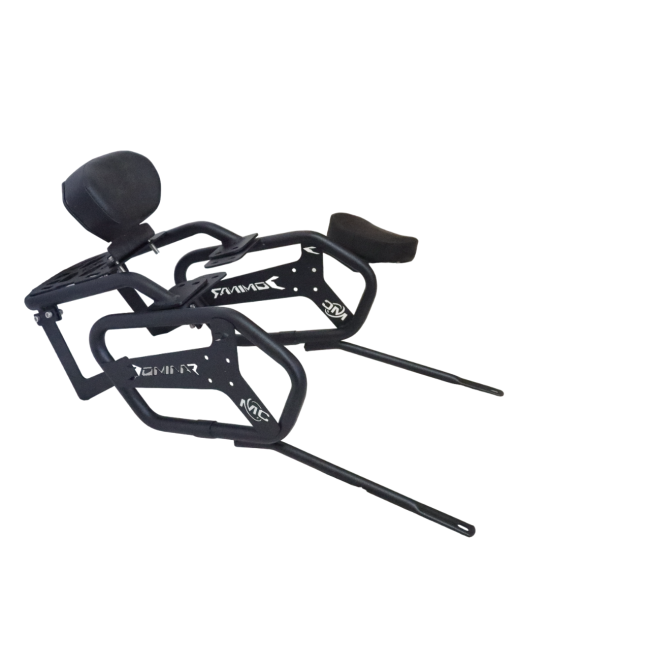SADDLE STAY WITH PLATE CARRIER AND BACKREST FOR DOMINAR 250/400 - Image 2