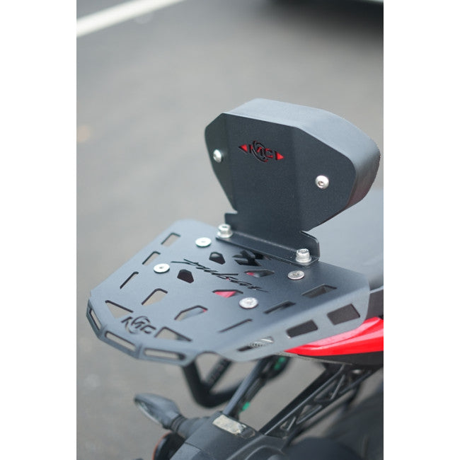 CNC CARRIER PLATE WITH BACKREST FOR BAJAJ NS400Z - Image 2