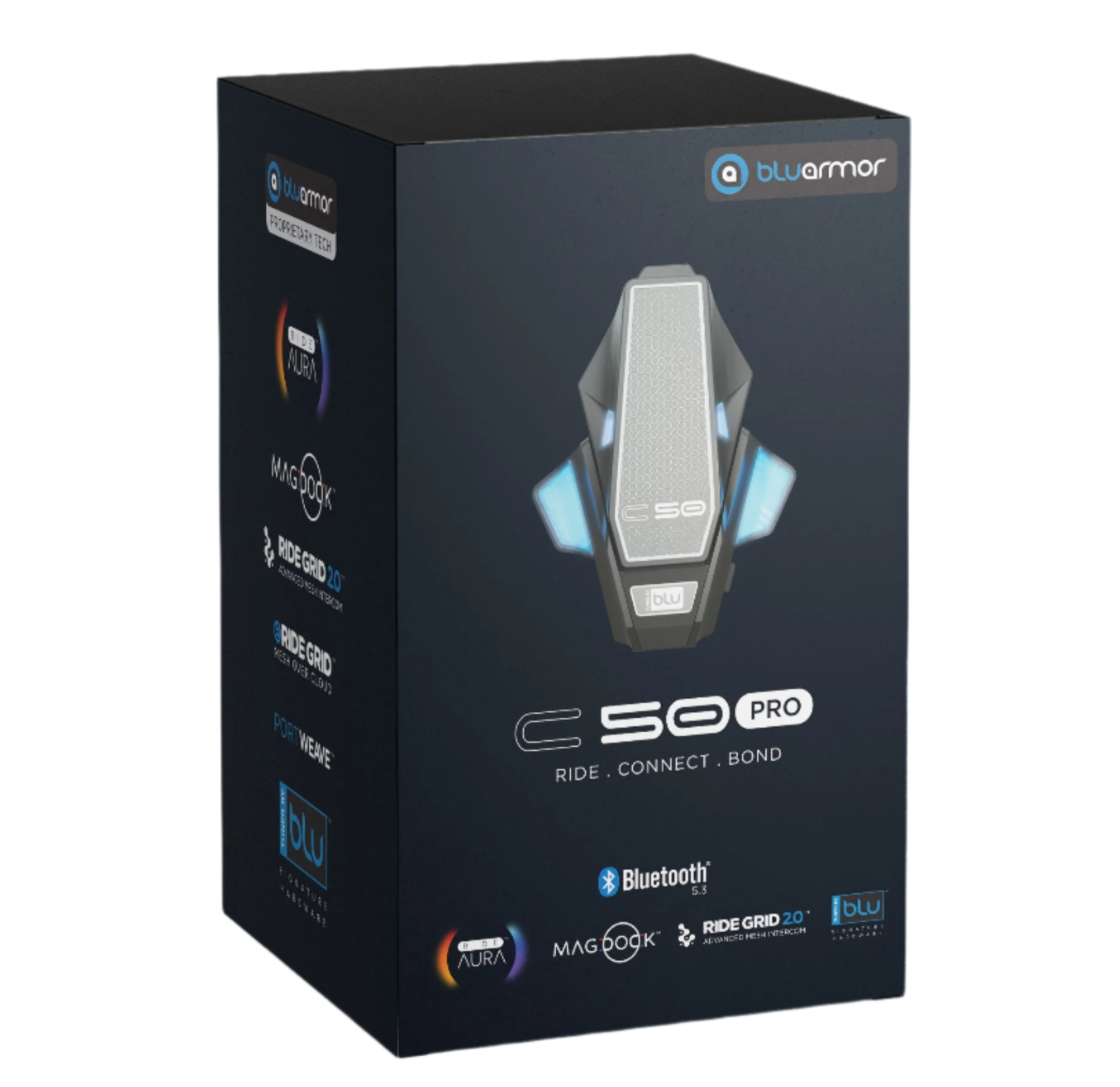 Bluarmor C50 Pro Helmet Intercom Communication Device - Image 3