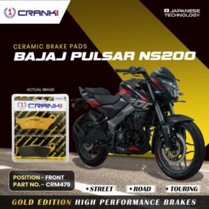 CRANK1 Brake Pad For Front Bajaj Ns 200-CRM479