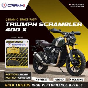 CRANK1 Brake Pad For Front Triumph Scrambler 400X -CRM8609