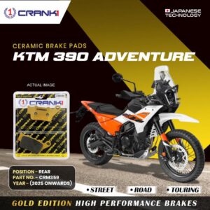 CRANK1 Brake Pad For Rear KTM Adventure 390 (2025 Onwards)-CRM359