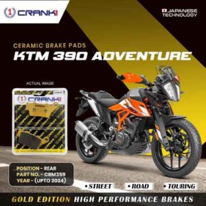 CRANK1 Brake Pad For Rear KTM Adventure 390 (Upto 2024)-CRM359