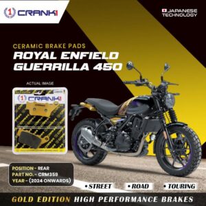 CRANK1 Brake Pad For Rear Royal Enfield Guerrilla 450 (2024 Onwards)-CRM359