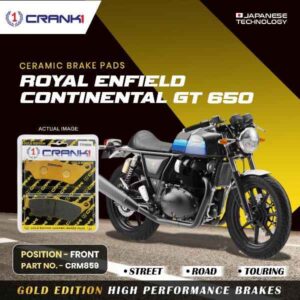 CRANK1 Brake Pad Front For Royal Enfield Continental GT 650-CRM859