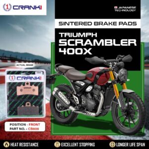 CRANK1 Brake pads Front Triumph Scrambler 400X -CB606