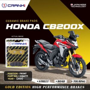 Crank1-Ceramic Brake Pads For Honda CB 200X (2021)-Front-CRM771