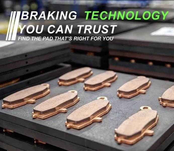 Crank 1 Ceramic Brake Pads For TVS Ronin - Rear - CRM269 - Image 2