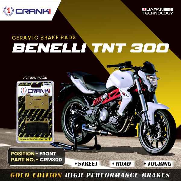 Crank 1 Ceramic Brake Pads For Benelli TNT 300 - Front- CRM269