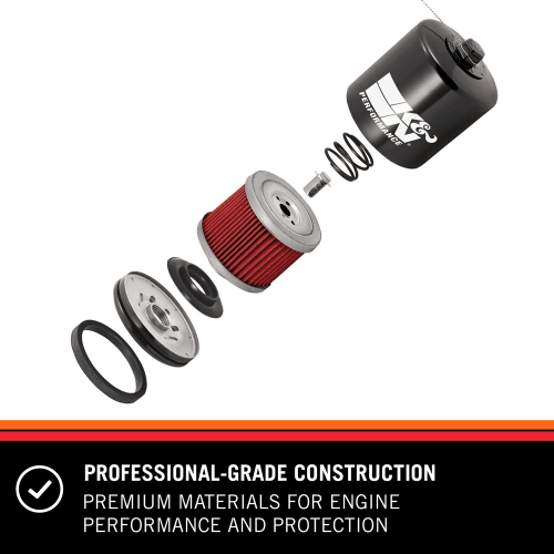 K&N Oil Filter for DUCATI SCRAMBLER ICON FULL THROTTLE MONSTER 797 821 Plus 1200 MULTISRADA 950 RACE 1260 PEAK X DIAVEL STREETFIGHTER,DIAVEL TITANIUM,DARK, EVO 848, 1198SP, MONSTER 696,796,1100 (KN-153) - Image 3