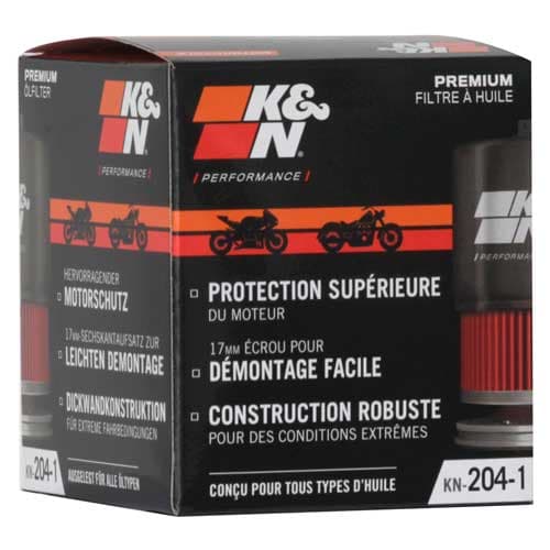 K&N Oil Filter for HONDA CB650F CB 1000R CBF 2006-12 CBR1000RR 2004-15 GL1800 GOLDWING CBR 1000R 2017 ONWARDS RACE SPEC HONDA AFRICA TWIN (KN-204) - Image 9