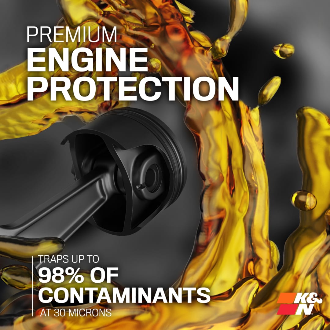 K&N Oil Filter for POWERSPORTS CARTRIDGE (KN-141) - Image 2