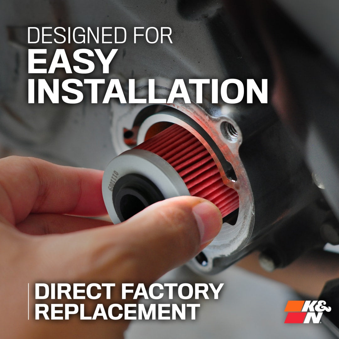 K&N Oil Filter for POWERSPORTS CARTRIDGE (KN-141) - Image 4